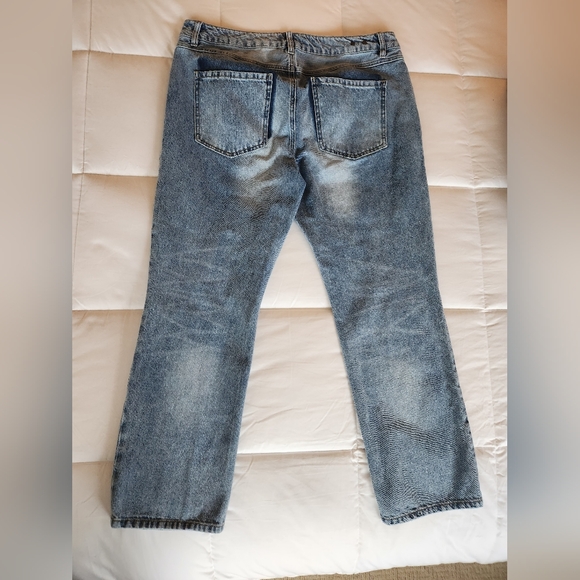 Cabi Distressed bf Jeans size 14 - Picture 4 of 4